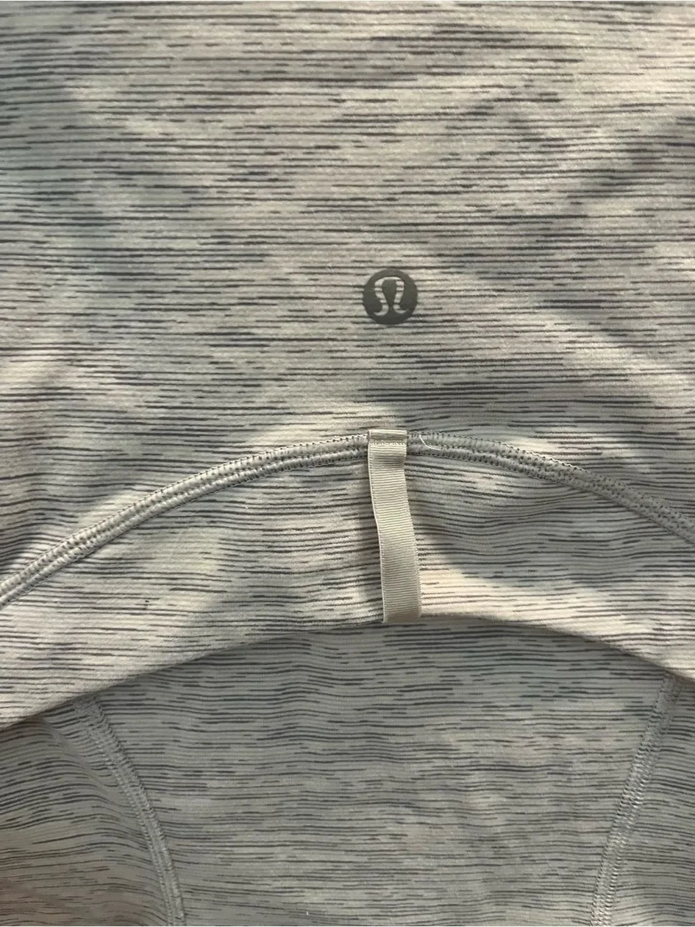 Lululemon Define Jacket Heathered Gray Space Dye Zip Up Thumbhole Size 4